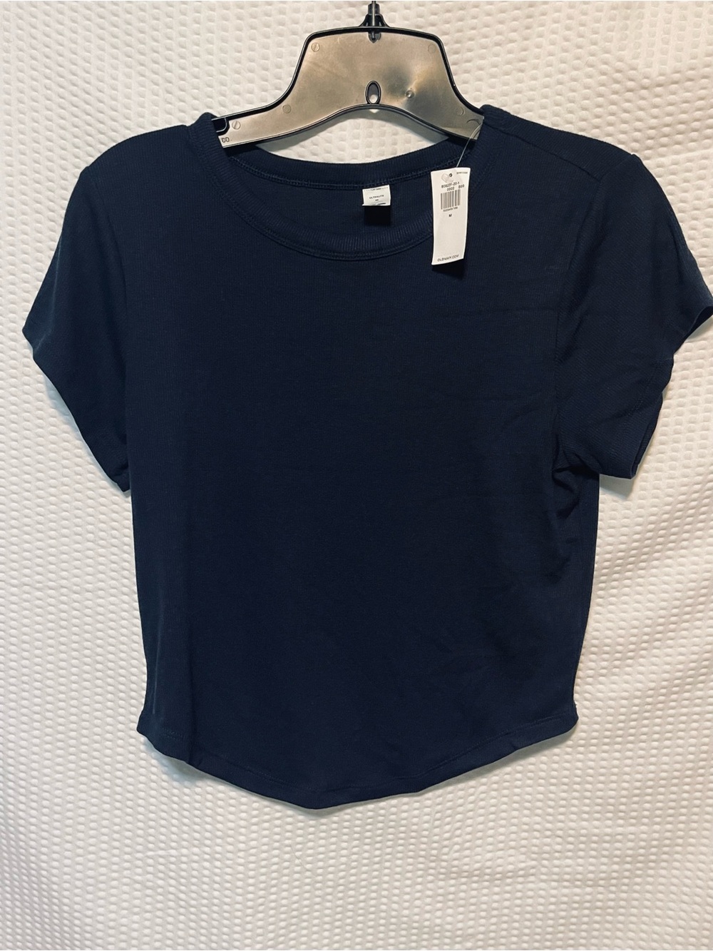 Old Navy Go-Dry Women’s Medium Navy Blue Active Top NWT Short Sleeve